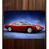 Металлическая табличка Bizzarrini 5300 GT Strada